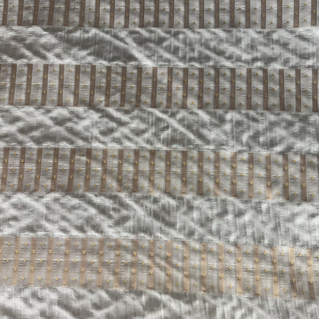 Silva Silk Fabric - Striped, 55" Width (1 Yard)