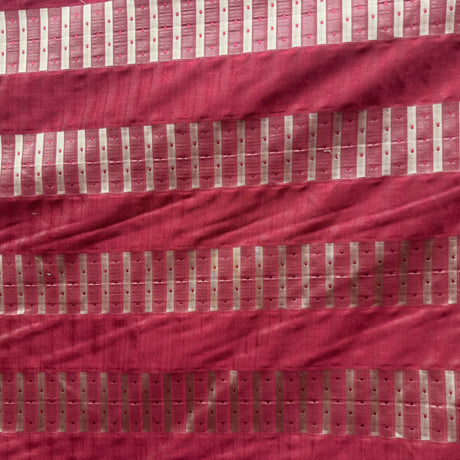 Silva Silk Fabric - Striped, 55" Width (1 Yard)