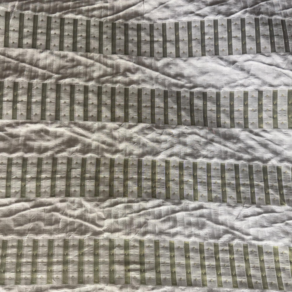 Silva Silk Fabric - Striped, 55" Width (1 Yard)