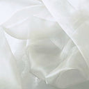 1 yarda de tela de organza transparente con brillo cristal, 60" de ancho, tela brillante 100% poliéster para moda, manualidades y decoraciones