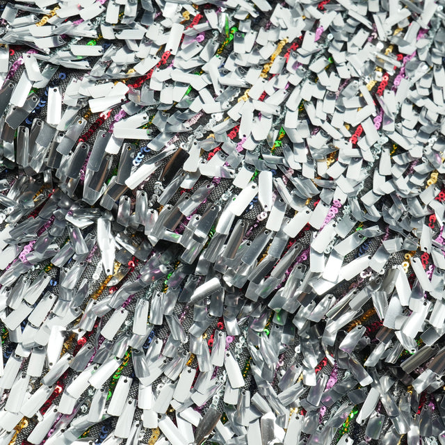 Stretch Mesh Sequin Fabric Colorful