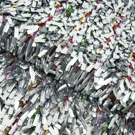 Fabulous Stretch Mesh Sequin Fabric - Colorful Sequin Mesh, 47/48" Width (1 Yard)