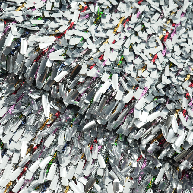 Fabulous Stretch Mesh Sequin Fabric - Colorful Sequin Mesh, 47/48" Width (1 Yard)
