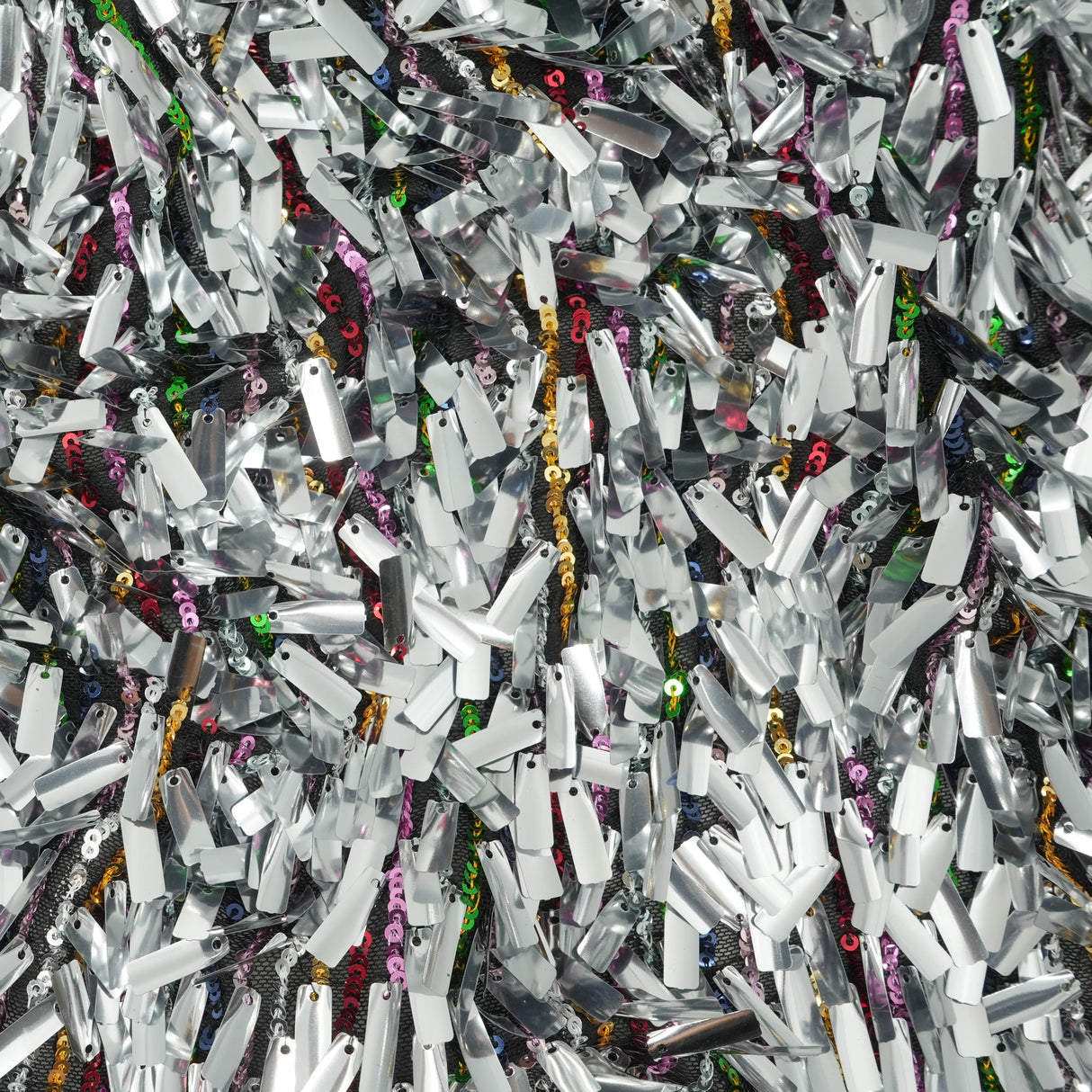 Stretch Mesh Sequin Fabric Colorful
