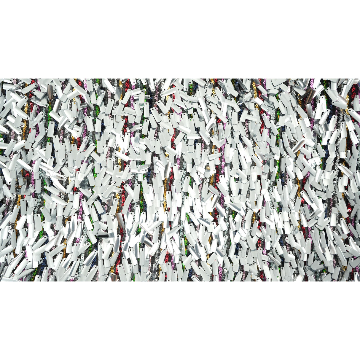 Fabulous Stretch Mesh Sequin Fabric - Colorful Sequin Mesh, 47/48" Width (1 Yard)