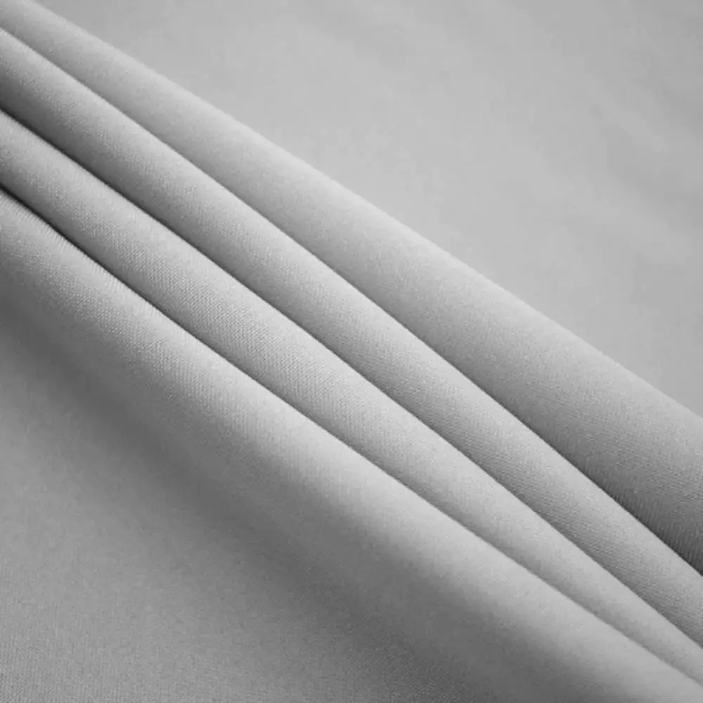Silver Polyester Poplin (120″) Fabric
