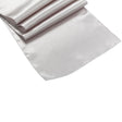 Silver Bridal Satin Table Runner