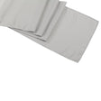 Silver Polyester Table Runner