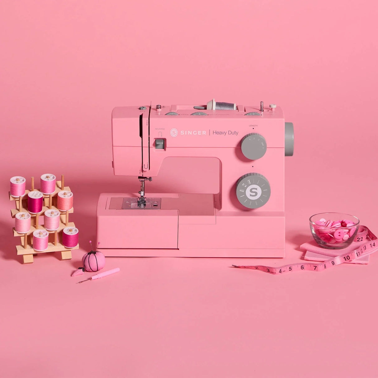 Singer Heavy Duty 4411 Pink Sewing Machine