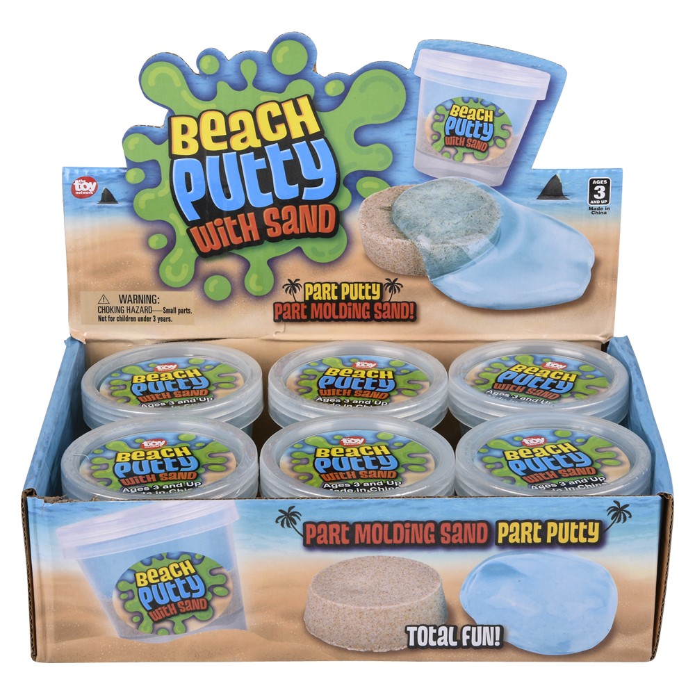 Beach Putty 6pc Display (Ages 3+)