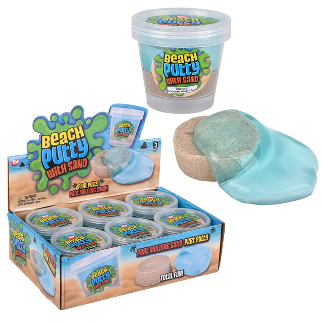 Beach Putty 6pc Display (Ages 3+)