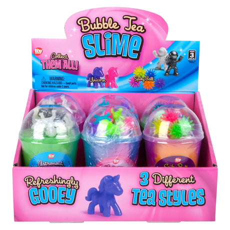Bubble Tea Toy Slime (6 PC Display)