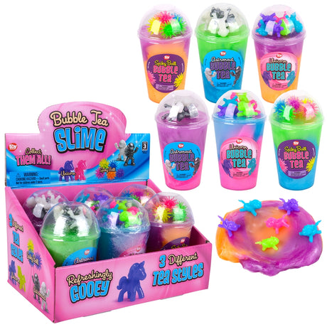 Bubble Tea Toy Slime (6 PC Display)