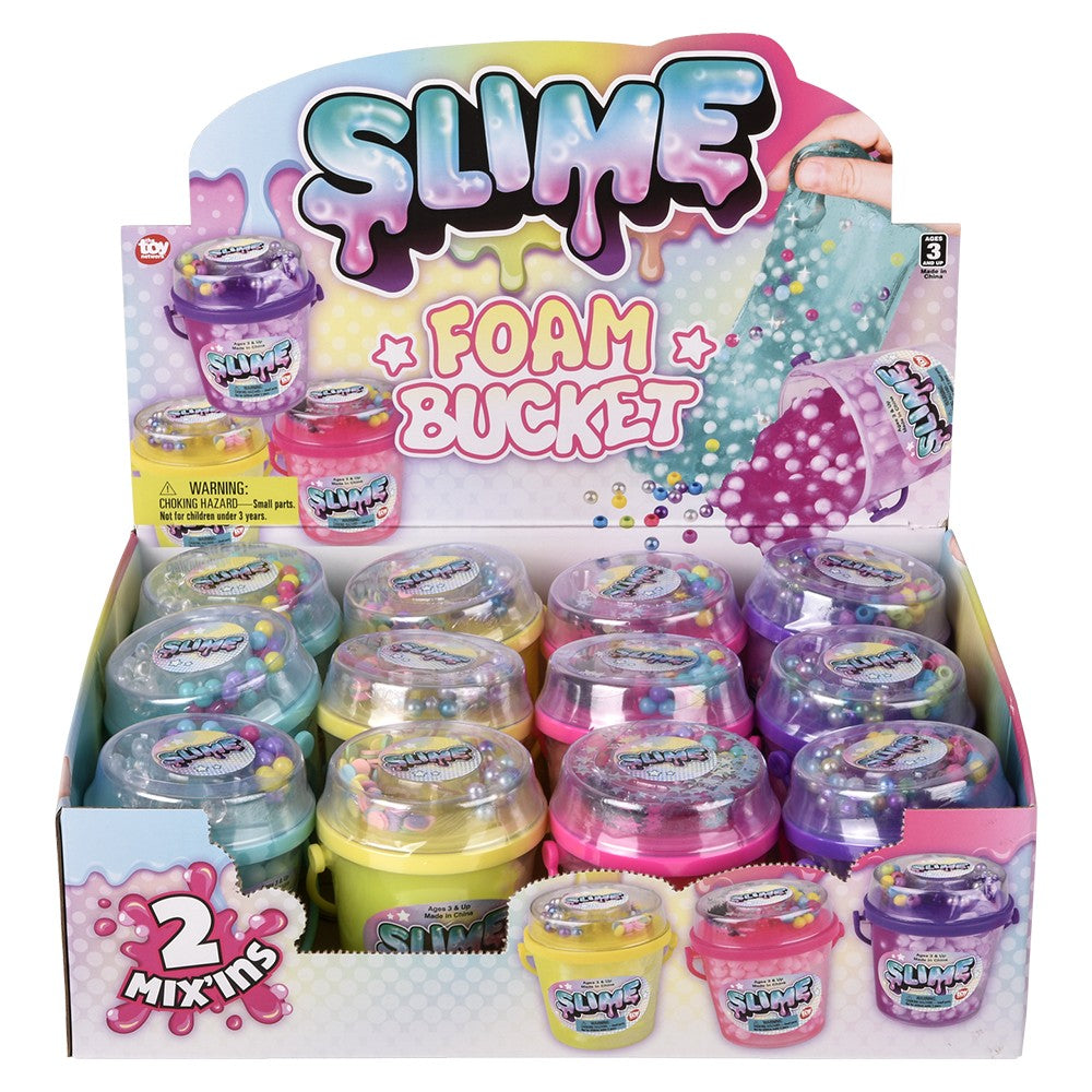 Foam Slime Bucket 12ct (1 DSP)