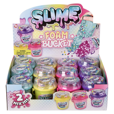 Foam Slime Bucket 12ct (1 DSP)