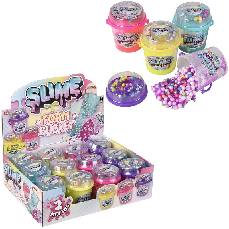 Foam Slime Bucket 12ct (1 DSP)