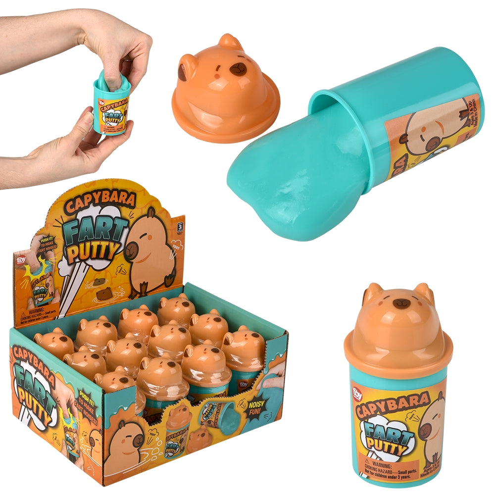 Capybara Fart Putty 12ct (1 DSP)