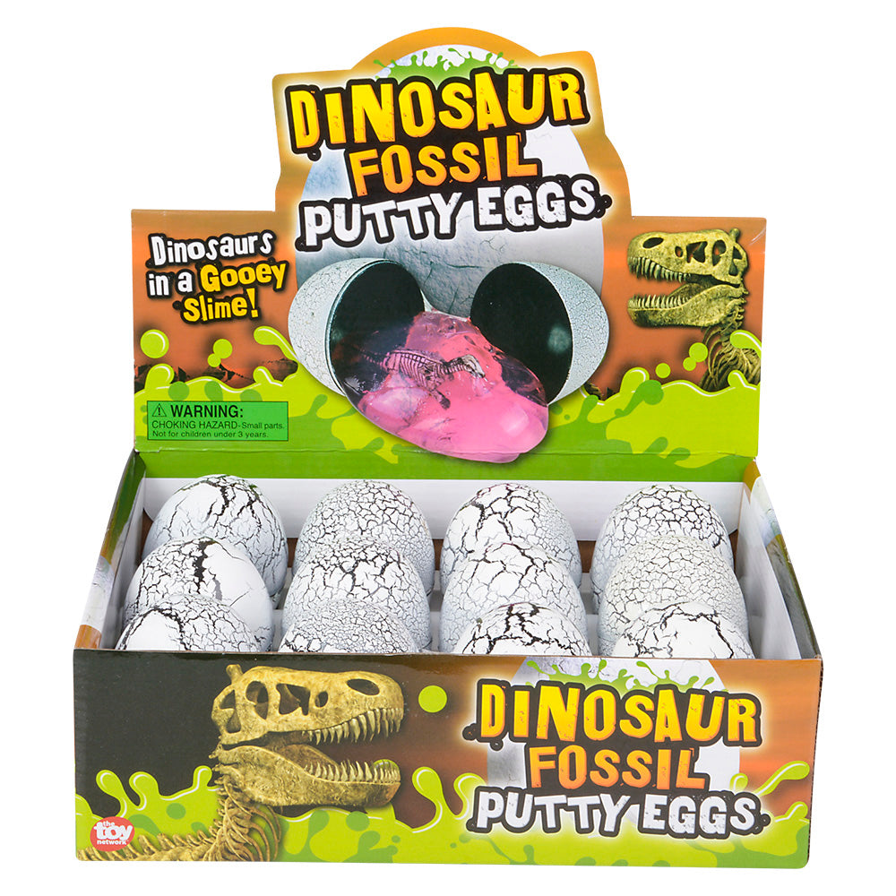 Dinosaur Fossil Egg Putty (1 DZ)