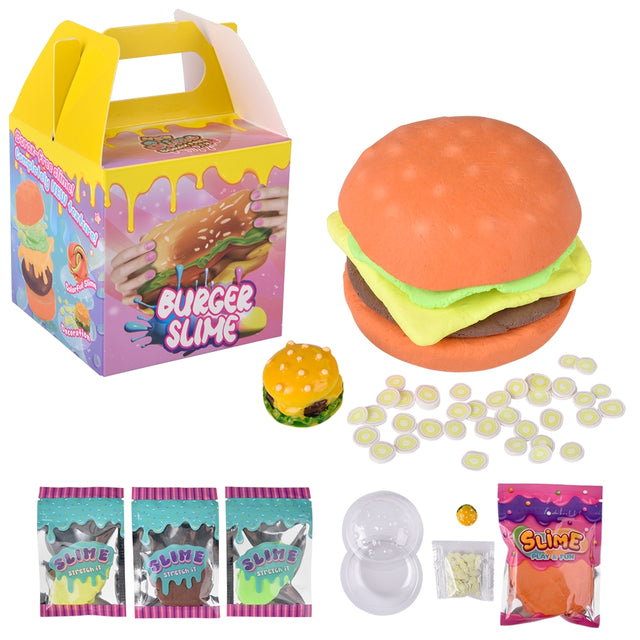 Cheeseburger Clay Slime Kit (1 DZ)