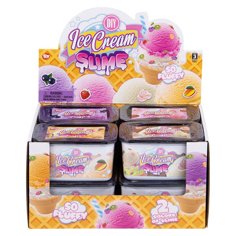 DIY Ice Cream Clay Slime 8ct (1 DSP)