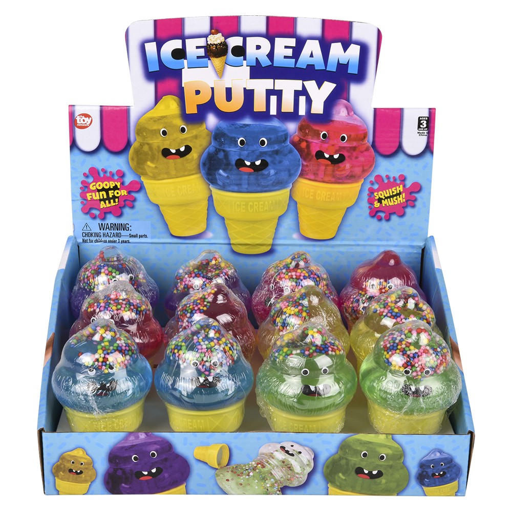 Ice Cream Putty (12 Pc Display)