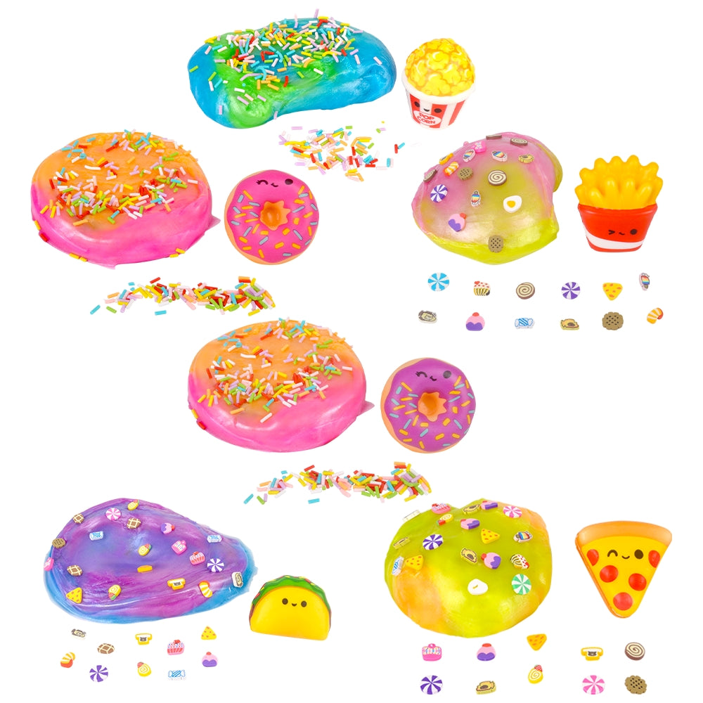 Fast Food Squish Toy Slime 6ct