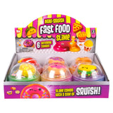 Fast Food Squish Toy Slime 6ct