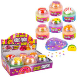 Fast Food Squish Toy Slime 6ct
