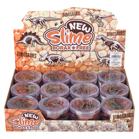 Dinosaur Fossil Play Clay Slime (24 Ct)