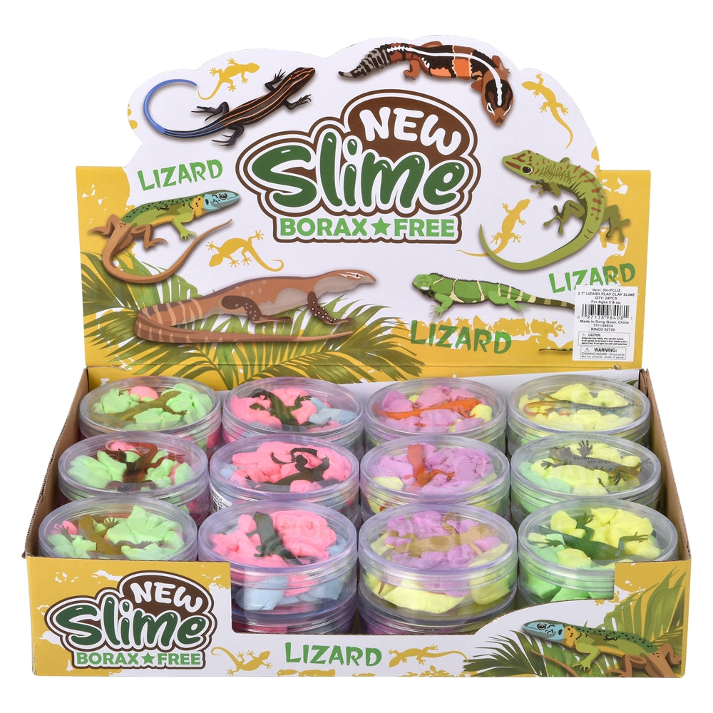 Lizard Play Clay Slime 24ct (1 DSP)