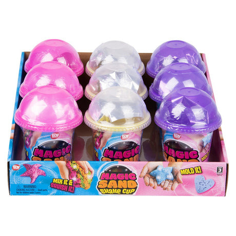 Magic Sand Shake Cup (9 Pc Display)