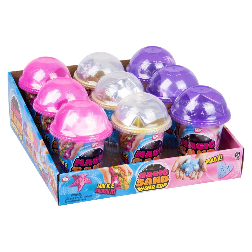 Magic Sand Shake Cup (9 Pc Display)