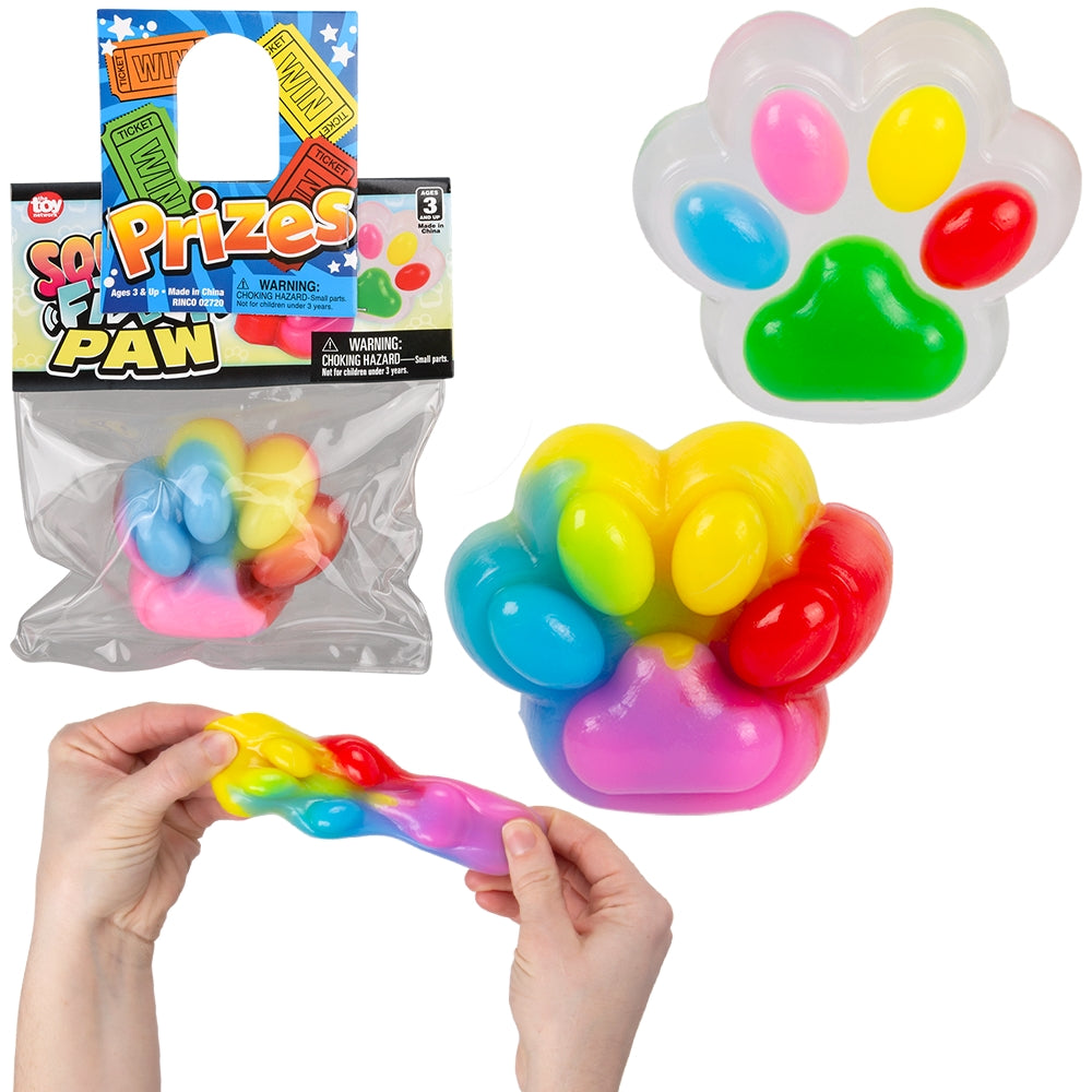 Fidget Paw Squeeze Toy (12 Pc Display)
