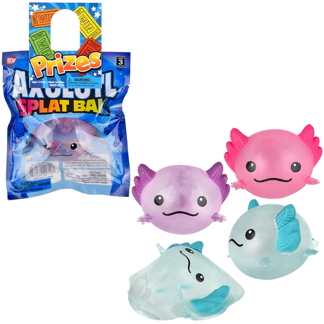 Splat Axolotl Toy (12 Pc Display)