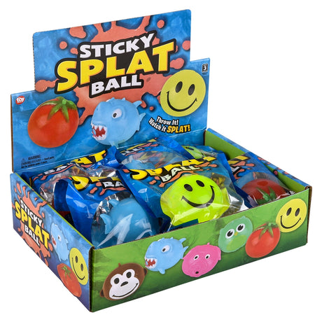 Sticky Splat Balls Assortment (12 Pc Display)
