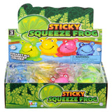 Sticky Frog Squeeze Toy (1 DZ)