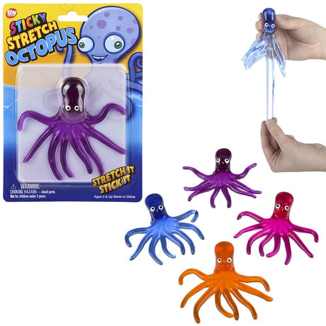 Stretch Sticky Octopus (1 DZ)