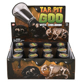 Tar Pit Goo With Smilodon Fossil (12 Pc Display)
