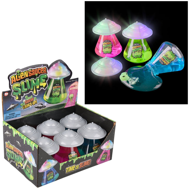 Light-Up UFO Slime 6ct (6 Pack)