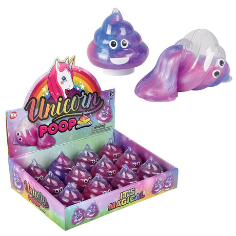 Unicorn Poop Slime (12 PC Display)