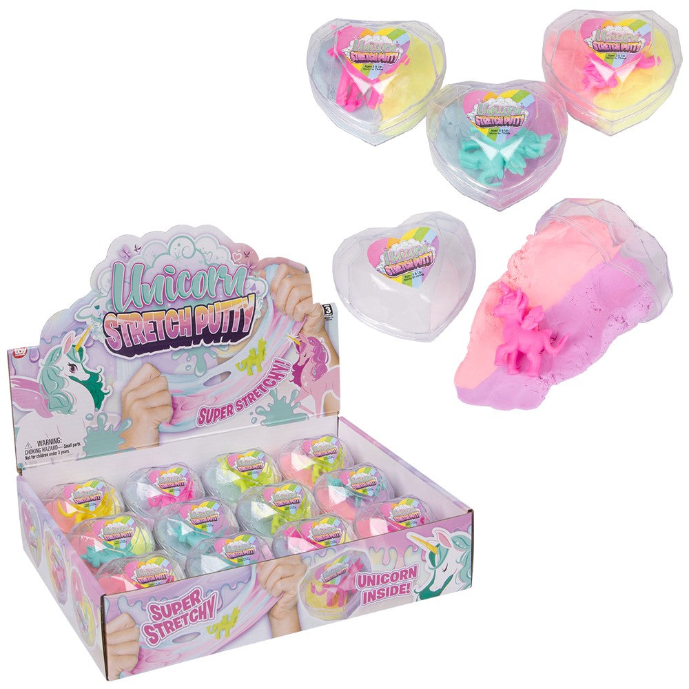 Unicorn Stretch Putty (12 PC Display)