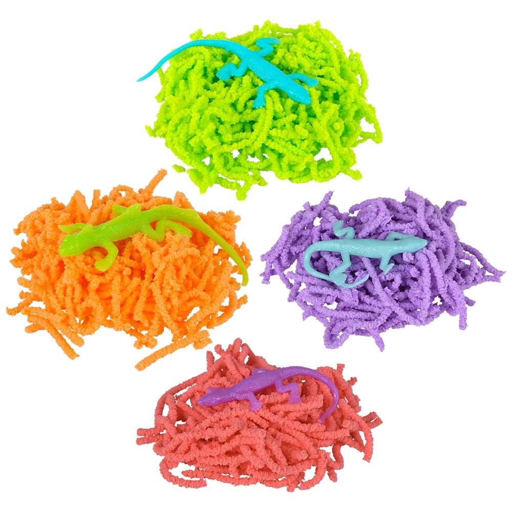 Wiggle Wormy Lizard Putty (12 Pc Display)