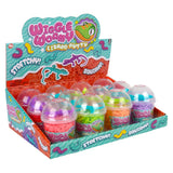 Wiggle Wormy Lizard Putty (12 Pc Display)