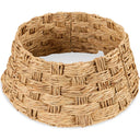24-Inch Woven Water Hyacinth Christmas Tree Collar