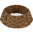 36-Inch Woven Water Hyacinth Christmas Tree Collar