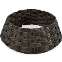 36-Inch Woven Water Hyacinth Christmas Tree Collar