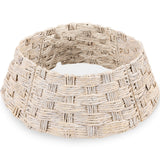 36-Inch Woven Water Hyacinth Christmas Tree Collar