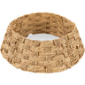 42-Inch Woven Water Hyacinth Christmas Tree Collar