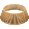 42-Inch Solid Wood Slatted Christmas Tree Collar