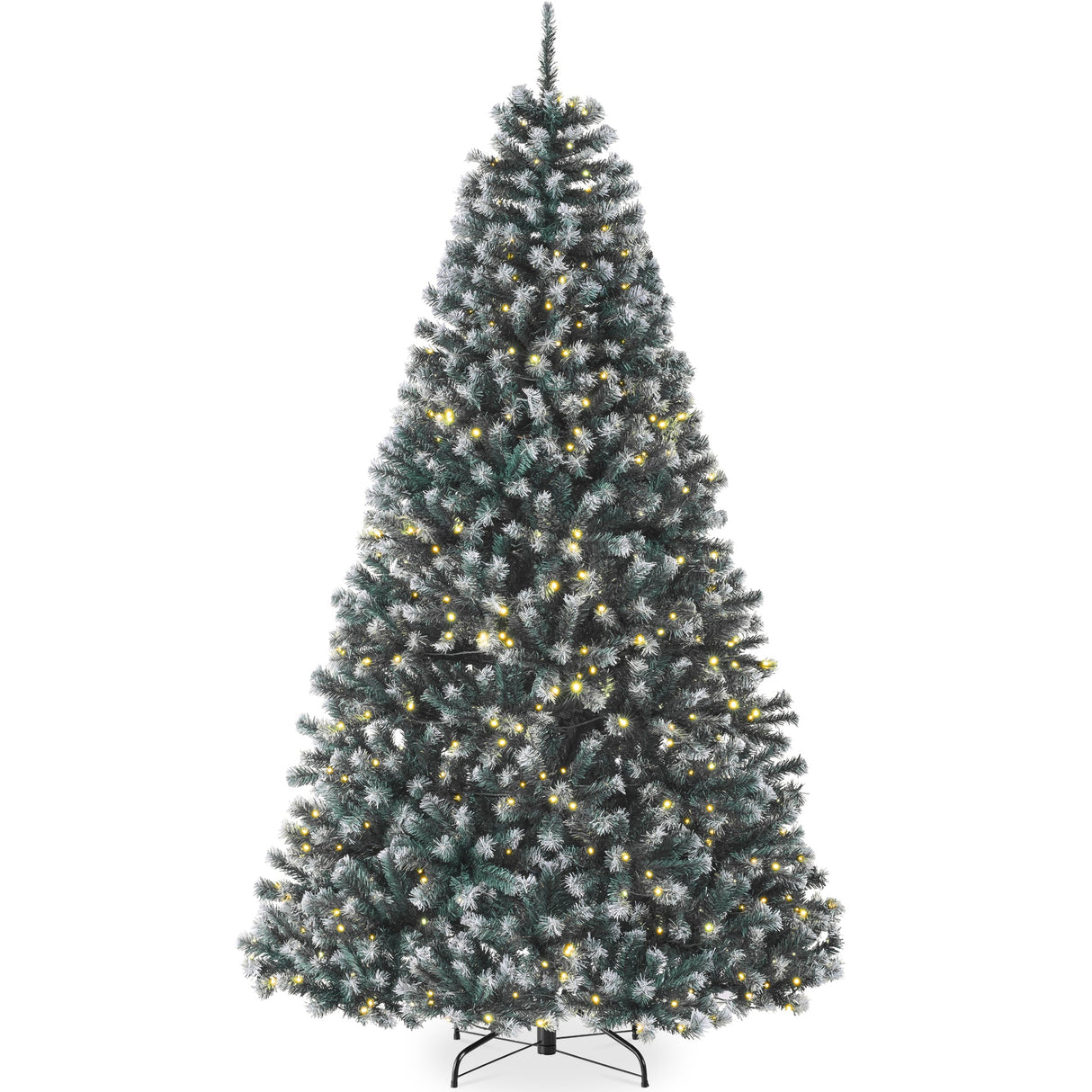 Pre Lit Frosted Blue Spruce Christmas Tree with Lights